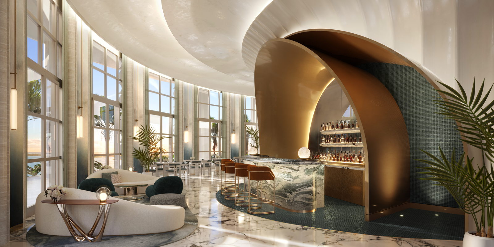 The restaurant by Fabio Trabocchi at The St. Regis Residences, Miami.